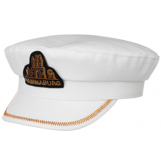 Hammaburg white captain's cap - Traclet