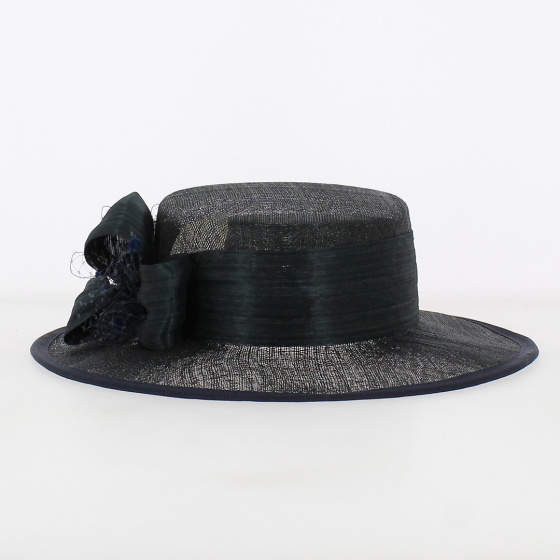 Chapeau de cérémonie Sidonie Marine - Traclet