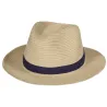 Carnations Straw Hat Natural Paper - Barts