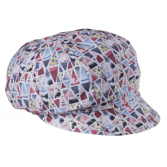 Elorine Reversible Cotton Newsboy Cap - MTM