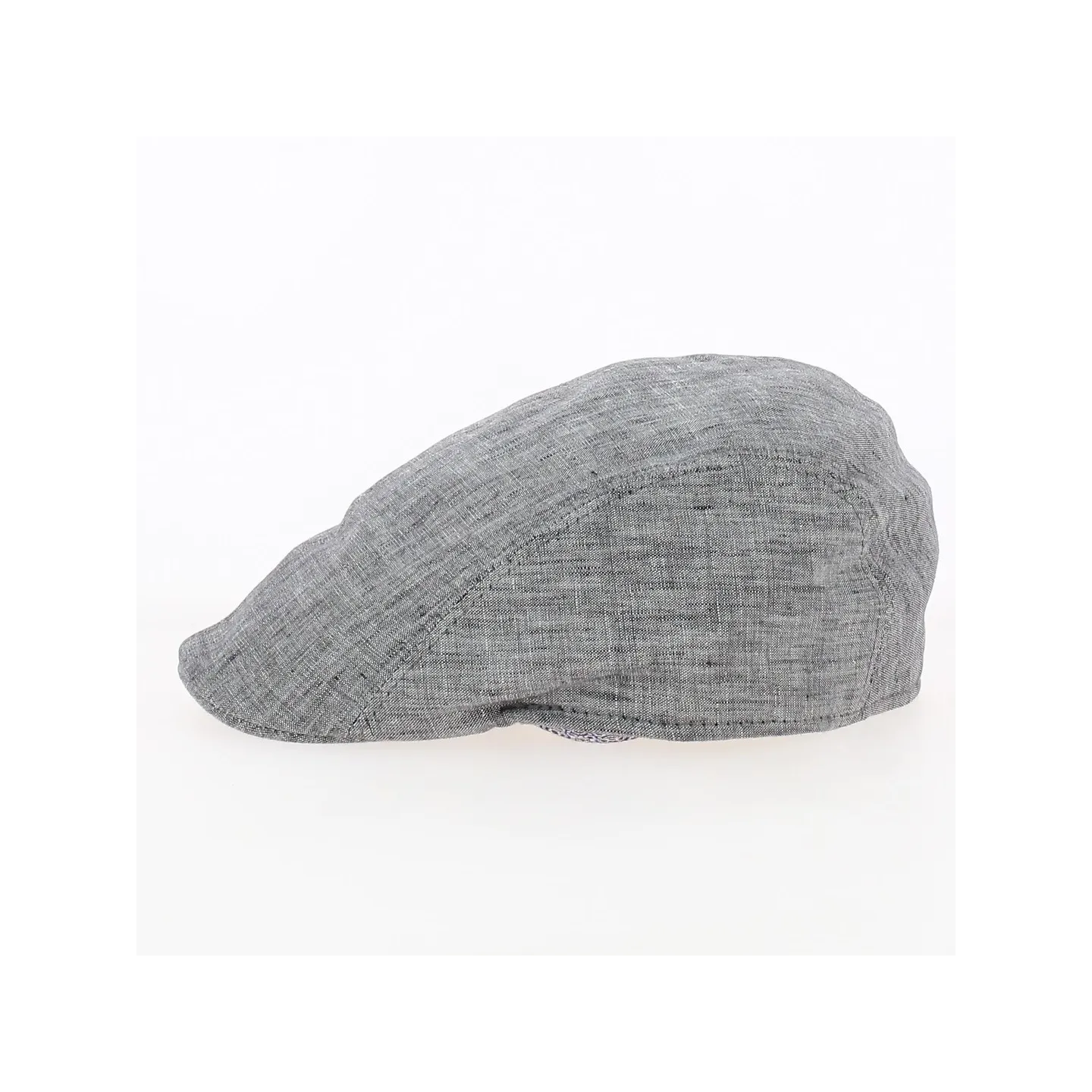 Casquette plate Lin Grise - Traclet