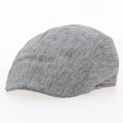 Flat cap Linen Grey - Traclet