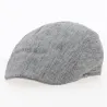 Casquette plate Lin Grise - Traclet
