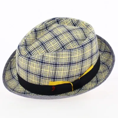 Chapeau Porkpie Diamond Carreaux - Alfonso d'Este