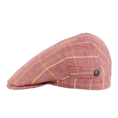 Casquette plate Capri Carreaux Rouge - MTM