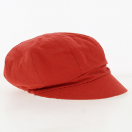 Gavroche Elorine Reversible Cap Tangerine orange Cotton - MTM