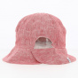 Elmira Women's Reversible Linen Hat- MTM
