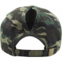 Women's Baseball Cap Ponytail Camouflage - Traclet