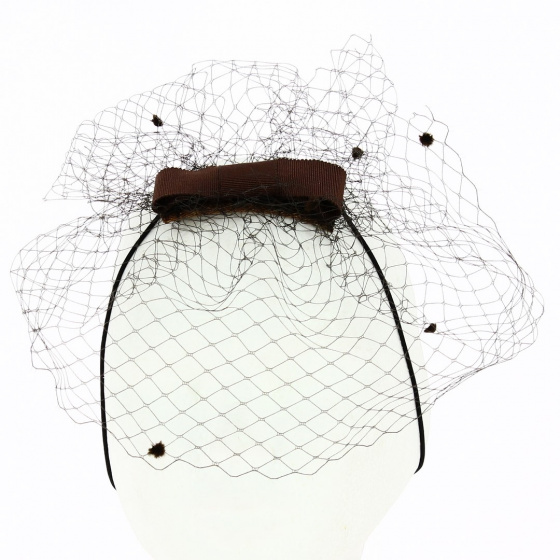 Serre tête de cérémonie Sisal marron - Traclet