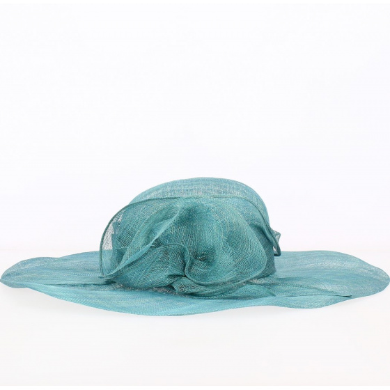 Corinne Paille Sisal turquoise Ceremony Capelin - Traclet