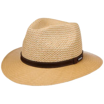 Mickael Natural Straw Traveller Hat - Stetson