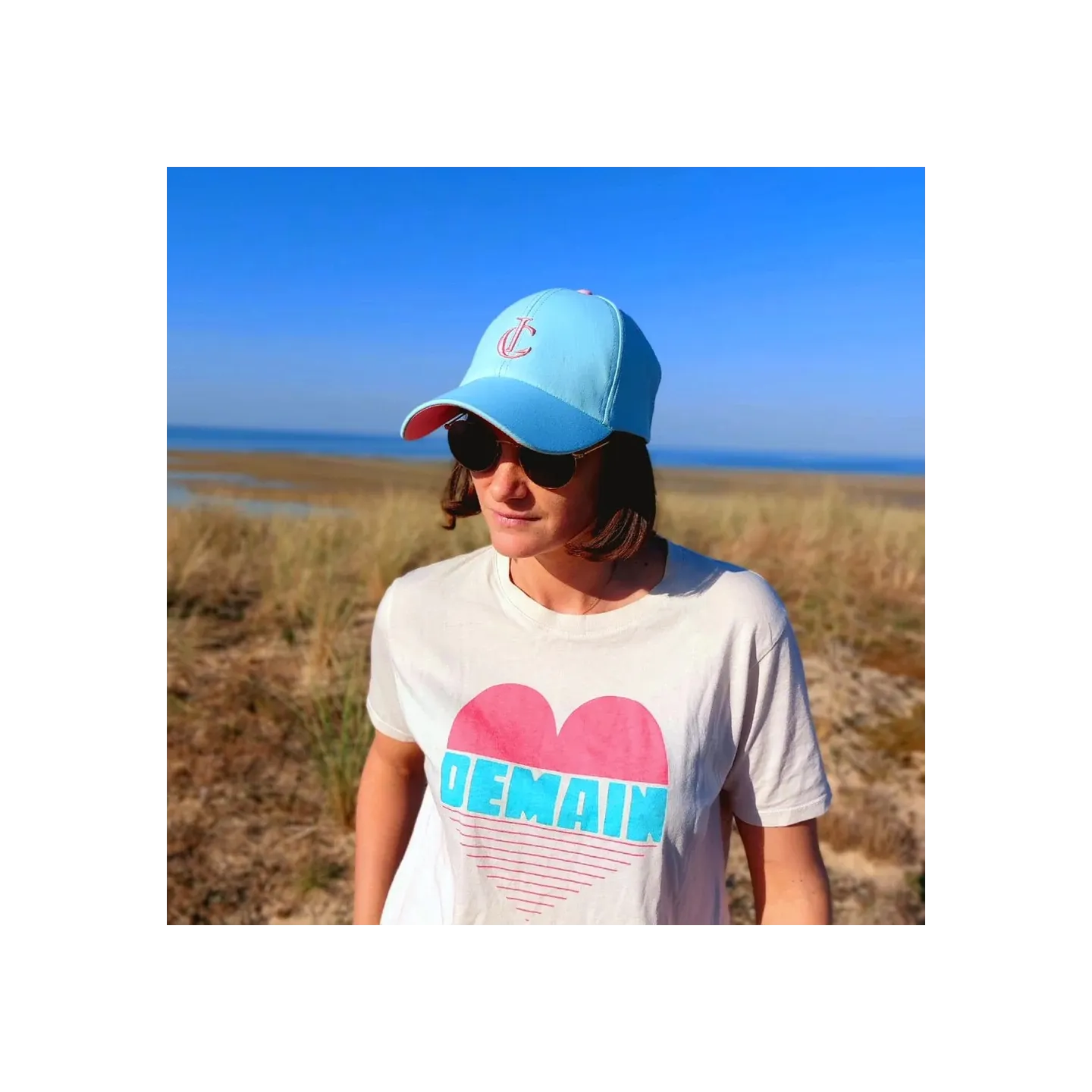 Recycled polyester baseball cap Mint - Le chapoté