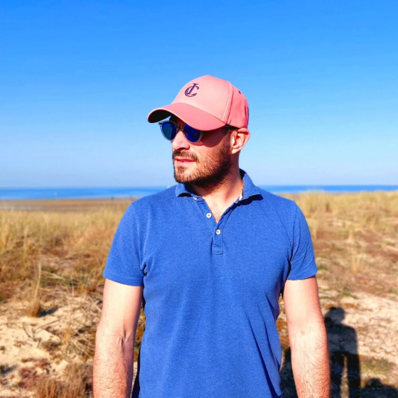 Casquette Baseball Polyester recyclé Corail - Le chapoté