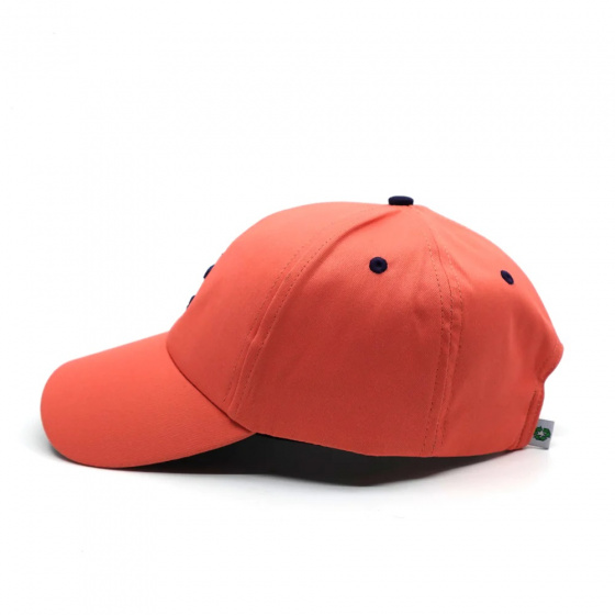 Recycled Polyester Baseball Cap Coral - Le chapoté
