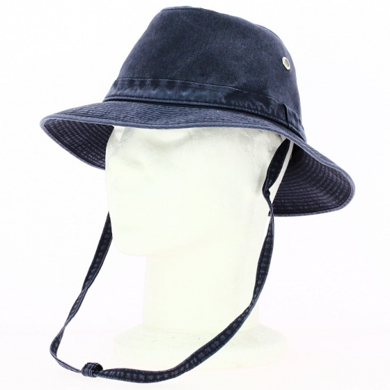 Safari Hat Nautical Cotton Navy - Crambes