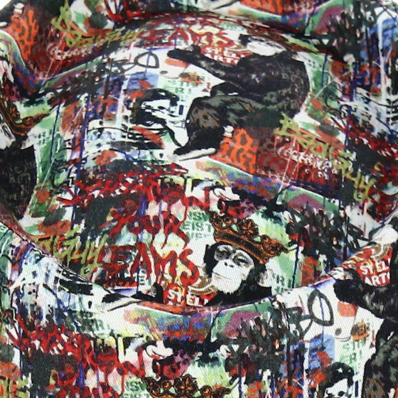 Street Art Cotton Porkpie Hat - Traclet Street Art Cotton Porkpie Hat - Traclet