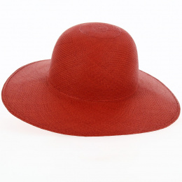Pedra Colored Panama Wide-Brimmed Hat - Traclet
