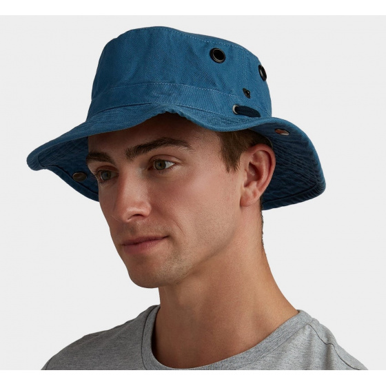 Safari Hat Wanderer Globe Trotter T3 Wanderer Blue Jean - Tilley