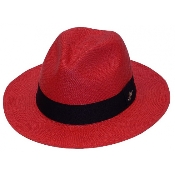 Panama Hat El Panecillo Red