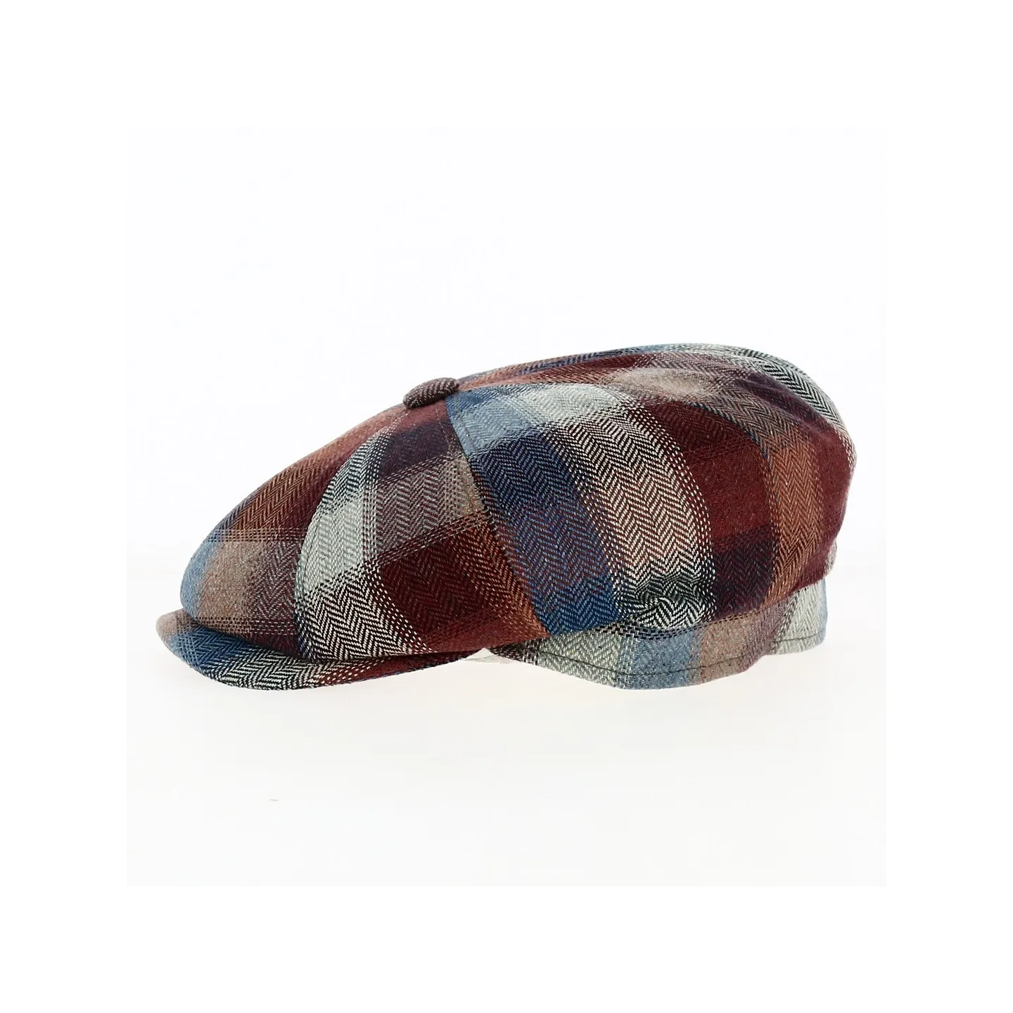 Casquette Gavroche Montréal Carreaux Soie - Traclet
