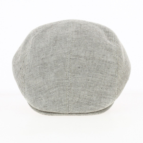 Mino Beige Linen Flat Cap - Traclet