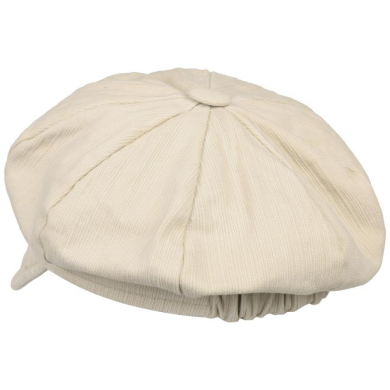 Casquette Gavroche Coton Beige - Mayser Casquette Gavroche Coton Beige - Mayser