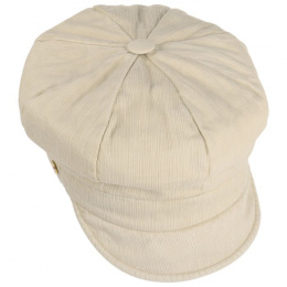 Gavroche Beige Cotton Cap - Mayser