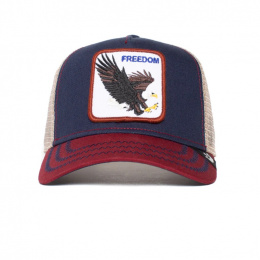 Baseball Cap Trucker Freedom Eagle Navy - Goorin