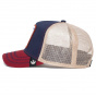 Baseball Cap Trucker Freedom Eagle Navy - Goorin