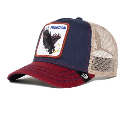 Casquette Baseball Trucker Freedom Aigle Marine - Goorin