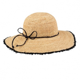 Natural Raphia Capeline - Traclet