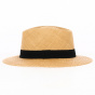 Brown Kamara Panama Traveller Hat - Traclet