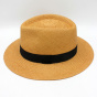 Brown Kamara Panama Traveller Hat - Traclet