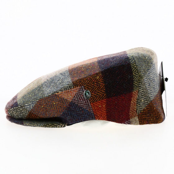 Casquette Plate Carreaux Laine Vierge - City Sport