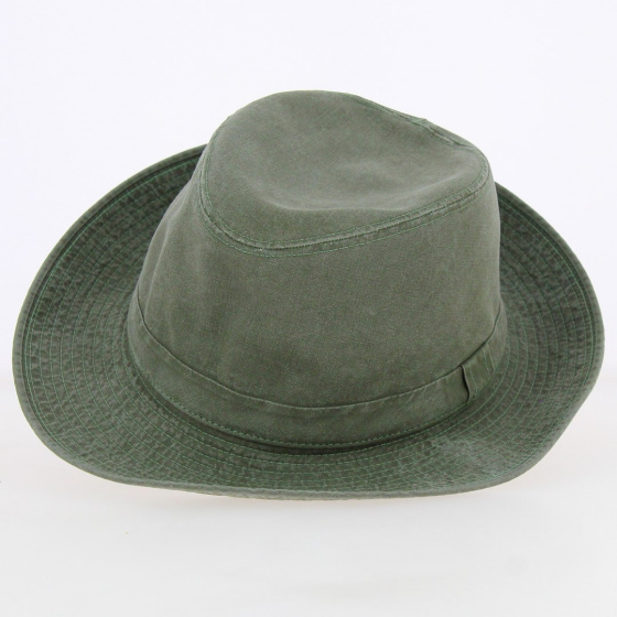 Chapeau Fedora Coton Gabin Grignan Kaki - Crambes