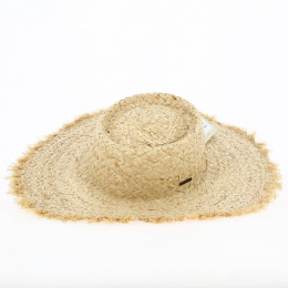 Natural Straw Bardot Floppy Hat - Hatland