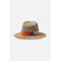 Aloha Natural Straw Fedora Hat - Brixton