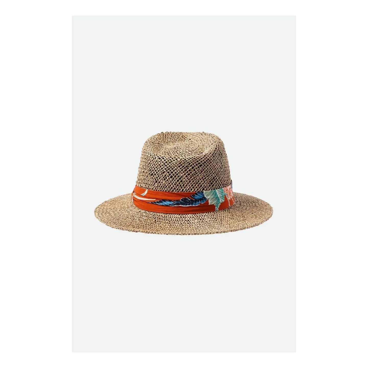 Aloha Natural Straw Fedora Hat - Brixton Reference: 10973 | Traclet Hat Shop