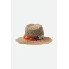 Aloha Natural Straw Fedora Hat - Brixton Reference: 10973 | Traclet Hat Shop