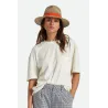 Aloha Natural Straw Fedora Hat - Brixton Reference: 10973 | Traclet Hat Shop