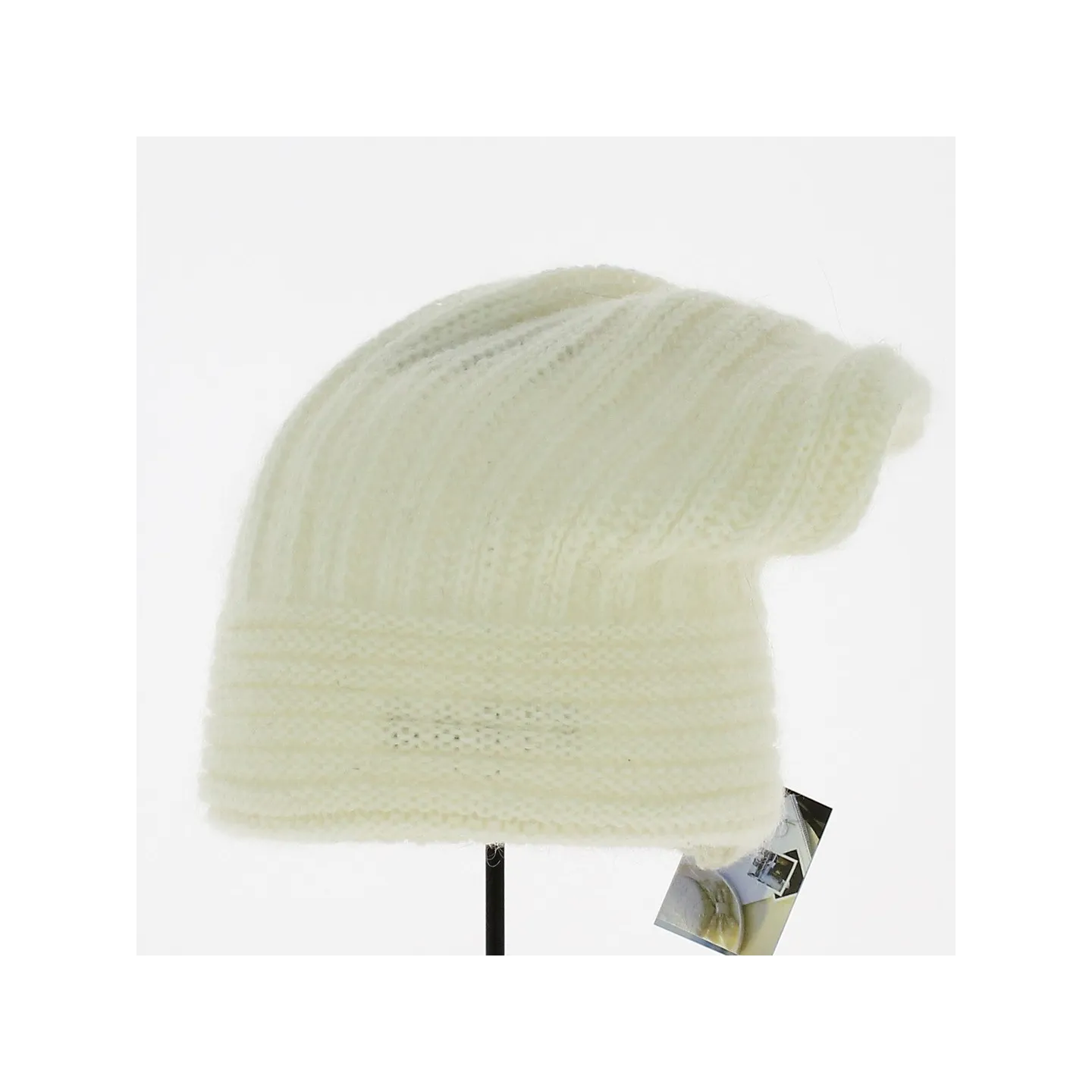 Bonnet Long Whistler Laine & Mohair Ecru - Traclet