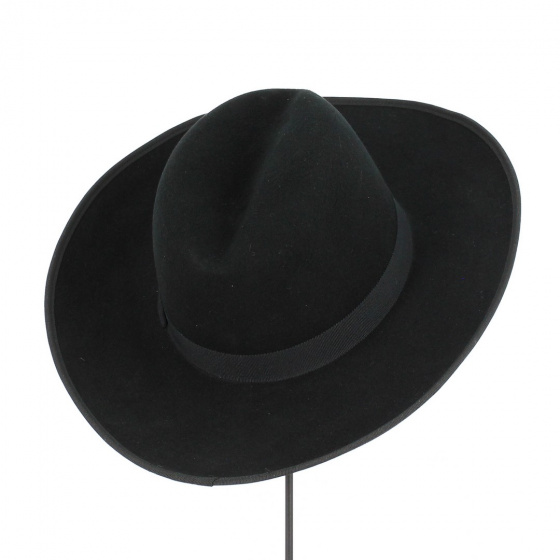Chapeau Montana Feutre Laine Noir - Traclet