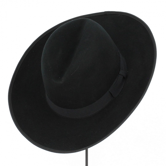 Chapeau Montana Feutre Laine Noir - Traclet
