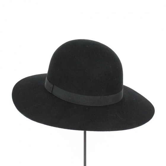 Capeline Chouan Black Wool Felt Hat - Traclet