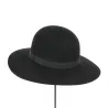 Chapeau Capeline Chouan Feutre Laine Noir - Traclet
