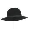 Chapeau Capeline Chouan Feutre Laine Noir - Traclet Référence : 14387 | Chapellerie Traclet