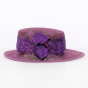 Chapeau de Cérémérémonie Sidonie Violet - Traclet