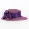 Chapeau de Cérémonie Sidonie Violet - Traclet
