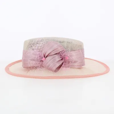 Chapeau de Cérémonie Sidonie Rose - Traclet