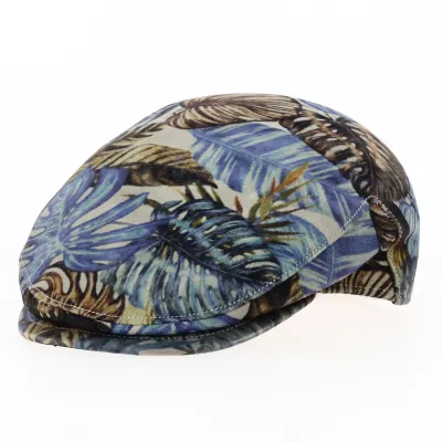 Casquette Plate Tropic Cuir - Alfonso d'Este